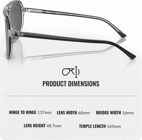 Ray-Ban RB2205 Bill One Square-Round Groud Groud Grade مع حزمة مجموعة النظارات الرسمية in Kuwait