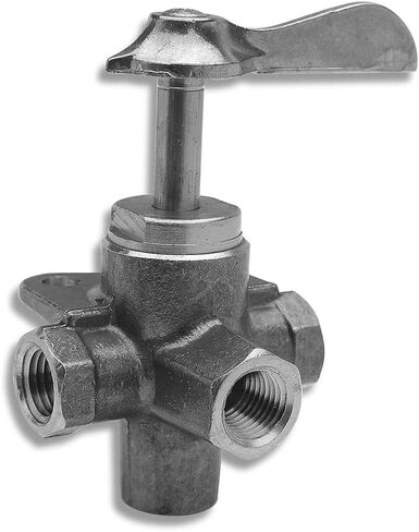 Edelmann 470400 Brass 4-Way Couph-Off Cock-1/4 "أنثى NPT in Saudi Arabia