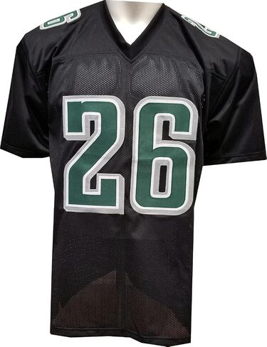 Saquon Barkley Custom Stitched Football Carbon Black Jersey Mens Size Adult Large in Saudi Arabia