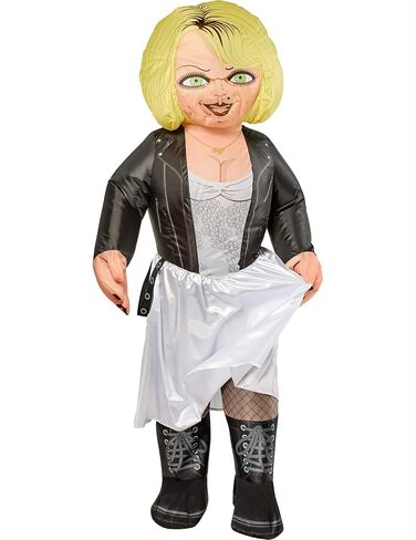 Rubies Adult Bride of Chucky Coftable Tiffany Coftume ، 77 "طولها لحفلات ذات طابع تحت عنوان وعيد الهالوين in Saudi Arabia
