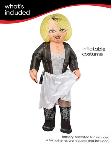 Rubies Adult Bride of Chucky Coftable Tiffany Coftume ، 77 "طولها لحفلات ذات طابع تحت عنوان وعيد الهالوين in Saudi Arabia