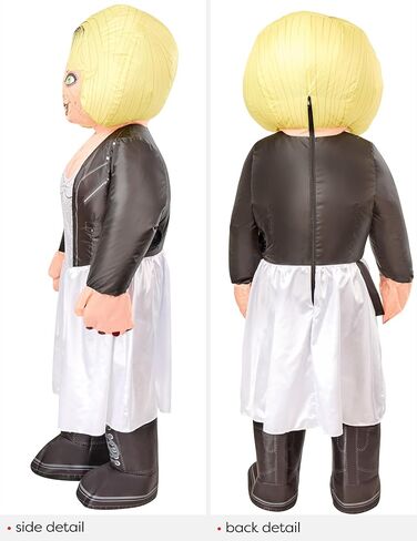 Rubies Adult Bride of Chucky Coftable Tiffany Coftume ، 77 "طولها لحفلات ذات طابع تحت عنوان وعيد الهالوين in Saudi Arabia