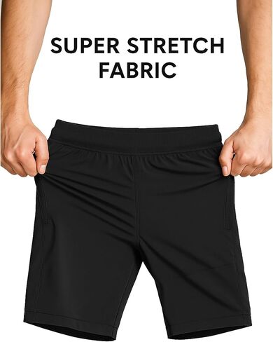 Galaxy by Harvic 4-Pack Men's 2-in-1 شورت الجري مع بطانة-شورتات رياضية رياضية جافة سريعة مع جيوب in Saudi Arabia