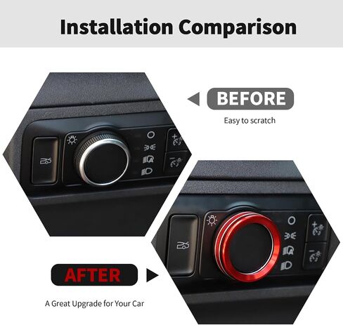 RT-TCZ مقبض المصباح المقبض غطاء الصوت غطاء الصوت تقليم Center Center Console INTORIORS FORD FORD MUSTANG 2024 2025 (RED) in Saudi Arabia