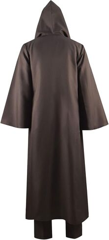 CHAOS MONKEY Men's Knight Costume Tunic Hooded Robe Cloak Halloween Adult Cosplay Cape Outfit in Kuwait