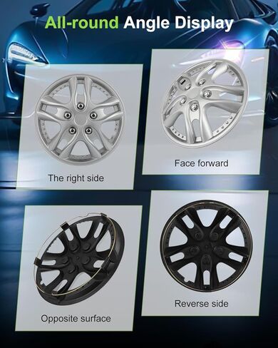 يمكن تثبيت مجموعة Sctioo 4pcs من محور الخزانة الفضية بحجم 12 بوصة على سيارة السيارات ذات الشاحنة الرياضية متعددة الاستخدامات ، وهي مناسبة لمجموعة متنوعة من النماذج ، جميلة ومقاومة للصدأ in Saudi Arabia
