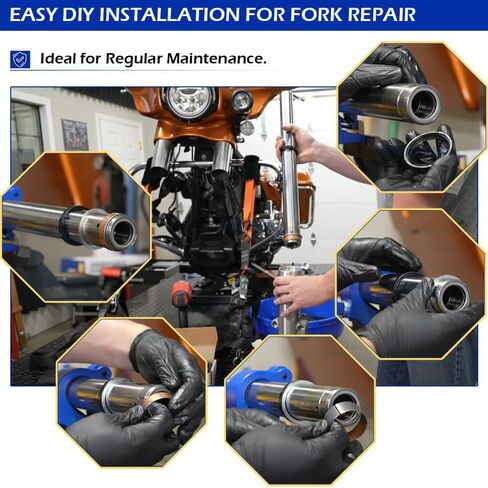 طقم جلبة شوكة شوكة 49 ملم لـ Dyna Low Rider ، Dyna Street Bob ، Dyna Fat Bob ، Dyna Super Glide ، Dyna Wide Glide ، Dyna Switchback ، Dyna Cvo Fat Bob 2006-2017 OEM#0403-0074 in Saudi Arabia