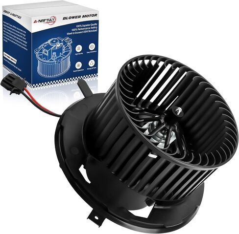 AC Blower Motor Fits for 2006-2013 Audi A3 Base TDI, TT Quattro, Volkswagen VW Jetta, GTI, Eos, CC, Tiguan, Golf - HVAC Heater Blower Motor Fan, Replace 700241, 1K1820015 in Saudi Arabia