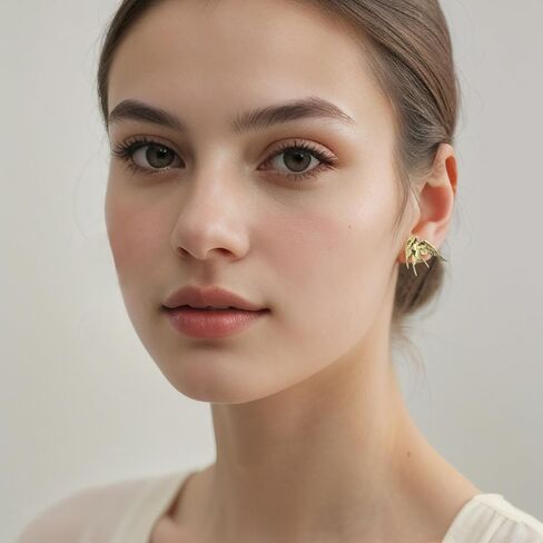 14K Gold Plated Flying Bird Swallow Stud Earrings 丨925 Sterling Silver Post丨Bird Jewelry for Women And Bird Lovers Gifts in Saudi Arabia