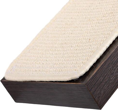 PetFusion Cat Activity Wall Shelves - Single Small Shelf. Sisal Surfaces for cat Scratching & Plush to Lounge, Neutral Design & Color Tones. Easy & Secure Wall Mount in Saudi Arabia