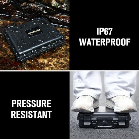 علبة مسدس مسدس للمسدس Glock - TSA Case لـ G17 ، G19 ، G20 ، G21 ، G22 ، G23 ، G26 ، G31 ، G32 ، G37 ، G38 ، G43 ، G45 Glock مع رغوة مخصصة للتخزين ومسندات مخزنة للتخزين. in Kuwait