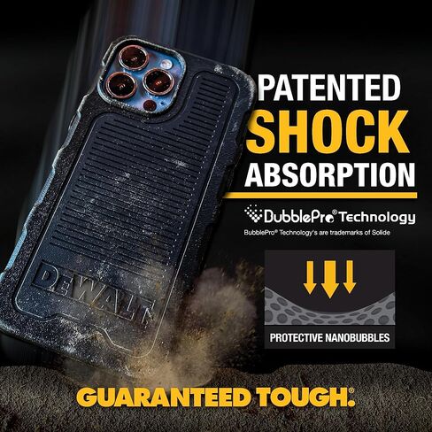DEWALT HUSKER DUST MAGNECTION for iPhone 15 PRO CASE يناسب MAGSAFE ، الغطاء الخلفي للوقاية من التأثير المقاوم للمناقصة ، وملاءمة رفيعة على iPhone 15 PRO ، Black Matte in Kuwait