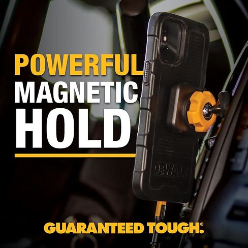 DEWALT HUSKER DUST MAGNECTION for iPhone 15 PRO CASE يناسب MAGSAFE ، الغطاء الخلفي للوقاية من التأثير المقاوم للمناقصة ، وملاءمة رفيعة على iPhone 15 PRO ، Black Matte in Kuwait