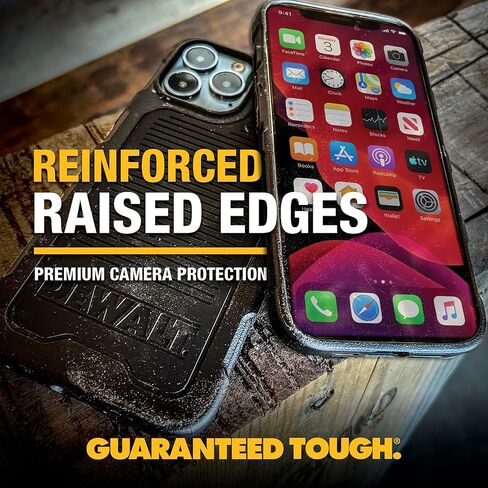 DEWALT HUSKER DUST MAGNECTION for iPhone 15 PRO CASE يناسب MAGSAFE ، الغطاء الخلفي للوقاية من التأثير المقاوم للمناقصة ، وملاءمة رفيعة على iPhone 15 PRO ، Black Matte in Kuwait