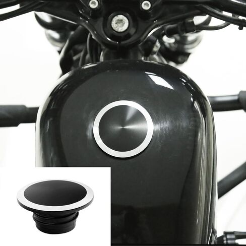 تغطية غطاء خزان الغاز TCMT FUEL TOUR TOURING ROAD KING 1994-2023 SOFTAIL 2000-2022 FREEWHEELER 2015-2023 Sportster XL 1992-2022 DYNA 1992-2017 in Saudi Arabia