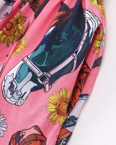 Toddler Girls Cute Print Summer Dresses Little Girl Ruffle Sleeve Twirly Swing Kids Dress with Pockets in Kuwait