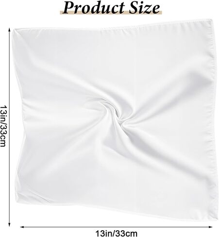 مربعات جيب الحرير للرجال 16 Momme 13 "x13" Mens Mens Malberry Clankerchiefs ، أبيض ، ناعم ، تنفس ، ملحق الثابتة متعددة الاستخدامات in Saudi Arabia
