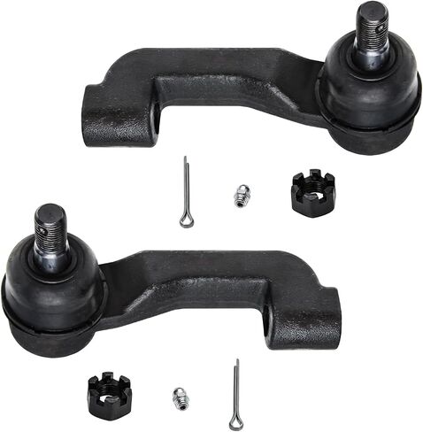 Detroit Axle - 2 Front Outer Tie Rods for 2008-2012 Jeep Liberty, 2007-2011 Dodge Nitro, Outer Tie Rod Ends 2009 2010 Replacement in Saudi Arabia