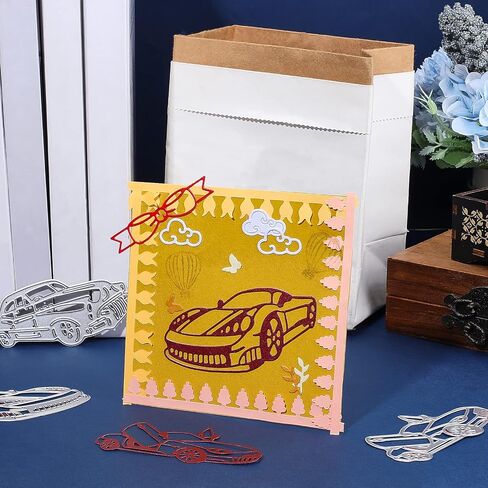 GLOBLELAND Tractor Metal Die Cuts Tractor Cut Dies Metal Stencils For Diy Scrapbooking Metal Cutting Die For Paper Cards Making Cutting Dies Diy Album Card Making Decor Craft in Saudi Arabia