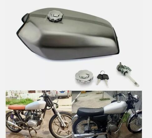 9L 2.4Gal Steel Cafe Racer Custom Gas Fuel Tank for Honda CG125 CG125S CG250 CG 125 250 in Saudi Arabia