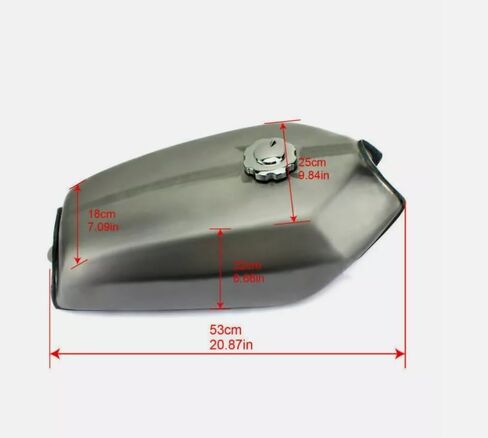 9L 2.4Gal Steel Cafe Racer Custom Gas Fuel Tank for Honda CG125 CG125S CG250 CG 125 250 in Saudi Arabia