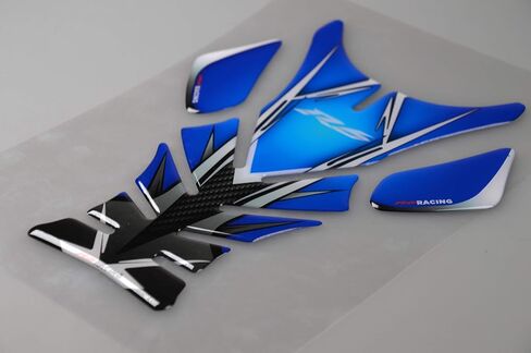 Motorcycle Tank Gas Protector Tank Pad Sticker Fit For YZF R6 600 2006-2016 (Blue) in Saudi Arabia