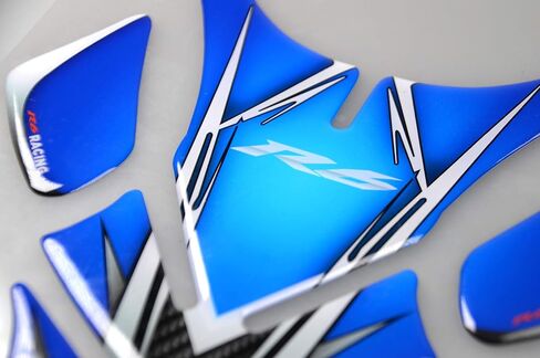 Motorcycle Tank Gas Protector Tank Pad Sticker Fit For YZF R6 600 2006-2016 (Blue) in Saudi Arabia