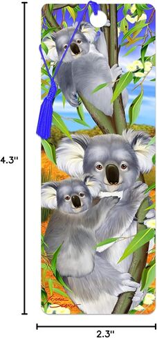 Bookmark - Snowy Owl Sanctuary from Deluxebase. an owl Bookmark with lenticular 3D Artwork Licensed from Renowned Artist Collin Bogle in Saudi Arabia