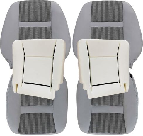 SecosAutoparts Driver & Passenger Bottom & Driver Top Lean & Two Foam Cushion Replacement Cloth Seat Cover Fit for Dodge Ram 2500 2006 2007 2008 2009 2010 Ram 3500 4500 5500 2006 2007 2008 2009 2010 in Saudi Arabia