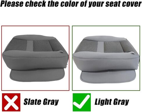 SecosAutoparts Driver & Passenger Bottom & Driver Top Lean & Two Foam Cushion Replacement Cloth Seat Cover Fit for Dodge Ram 2500 2006 2007 2008 2009 2010 Ram 3500 4500 5500 2006 2007 2008 2009 2010 in Saudi Arabia