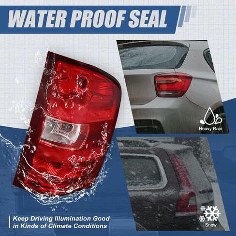 Auto Dynasty Factory Style Rear Tail Lights Brake Lamps Compatible with Silverado Sierra 1500 2500HD 3500 2007-2014, Driver and Passenger Side, Smoked Lens in Saudi Arabia