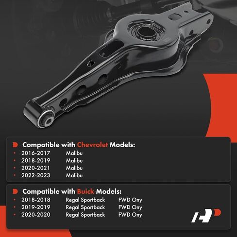 A-Premium Rear Lower Control Arm, with Bushing, Compatible with Chevrolet Malibu 2016-2023 & Buick Regal Sportback 2018-2020 in Saudi Arabia