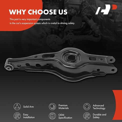 A-Premium Rear Lower Control Arm, with Bushing, Compatible with Chevrolet Malibu 2016-2023 & Buick Regal Sportback 2018-2020 in Saudi Arabia