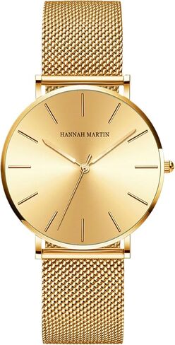 Women Watches Minimalist Fashion Quartz Wrist Watch Party Dress Bracelet Watch for Ladies with Stainless Steel Mesh Band in Kuwait