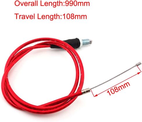 39'' 100mm Throttle Cable For Coleman CT100U 98cc CT200U Trail 200 196cc Mini Bike in Saudi Arabia