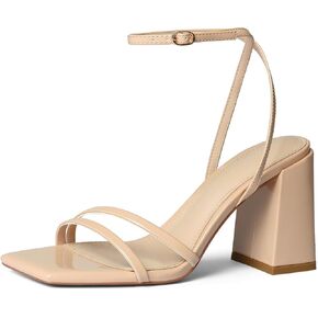 صندل IIIMMU الكعب للنساء 3.5 في صندل حزام في الكاحل مربع in Kuwait