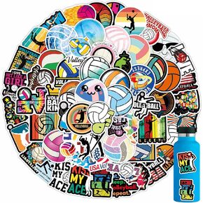 100pcs ملصقات رياضية لكرة القدم لزجاجة ماء ، هدية كرة قدم بارد فينيل مقاوم للماء للأطفال في سن المراهقة صبي البالغين البالغين. in Kuwait