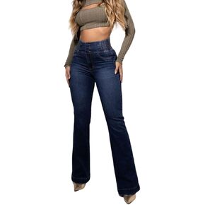 utcoco High Waisted Bootcut Jeans for Women 2025 Trendy Stretch Slim Fit Bell Bottom Flare Jeans for Women in Saudi Arabia