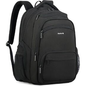 Hanke College Laptop Backpack Multi-Pocket, 18-Inch Large Travel Backpack for Men Women, Water Resistant College Bookbag for 15.6 Inch Laptop, Casual Daily Personal Item Size,Army Green in Kuwait