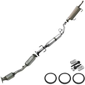 Northeastern Exhaust | Stainless Steel EPA-Approved Catalytic, Resonator Pipe, Muffler Exhaust System Compatible for Nissan Versa 2007-2011 1.8L - Includes Gaskets and Bolt Spring in Kuwait