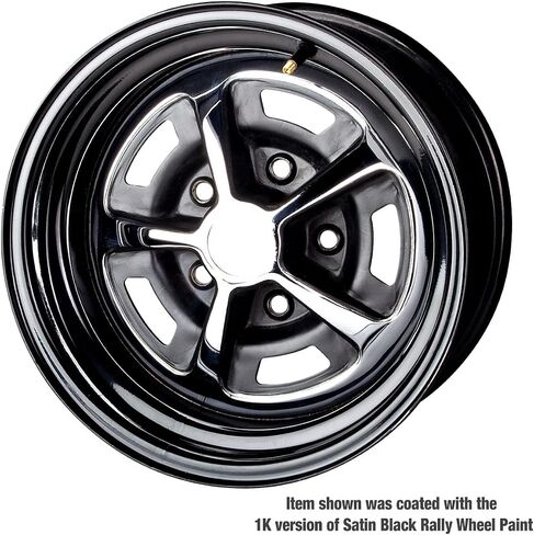 Eastwood 2K Catalyzed Aerospray Long Lasting Satin Black Rally Wheel Urethane Paint 12 oz in Saudi Arabia