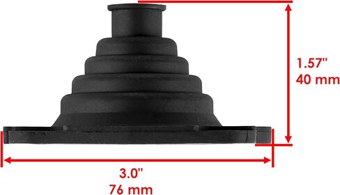Caltric Gear Selector Boot Cover Compatible with Polaris 3233648 323-36-48 in Saudi Arabia