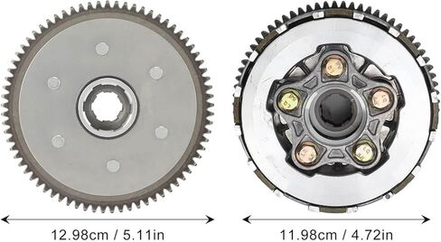 Motorcycle Clutch Assembly 5 Column 6 Plate Washer Clutch Kit Replacement for CG150 CG175 CG200 CG250 Tricylcle ATV,Motorcycle Engine Parts Clutch Assembly in Saudi Arabia