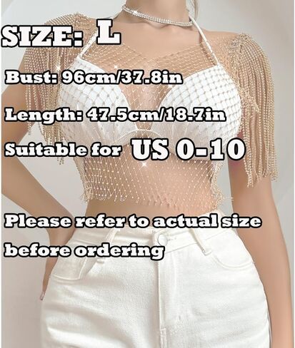 Women's Sheer Mesh Fringe Rhinestone Fishnet Top See Through Short Sleeve Cover up Blouses Party Club Rave Outfits in Saudi Arabia