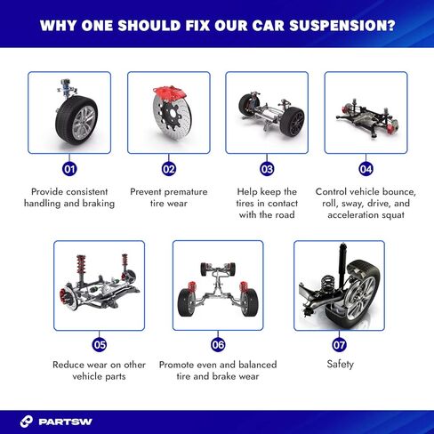 PARTSW-2 قطعة الذراع الذراع LH RH مجموعة توجيه متوافقة مع الطرز 2WD تناسب شيفروليه Astro 1990-2005 2WD النماذج فقط GMC Safari 1990-2005 2WD النماذج in Saudi Arabia