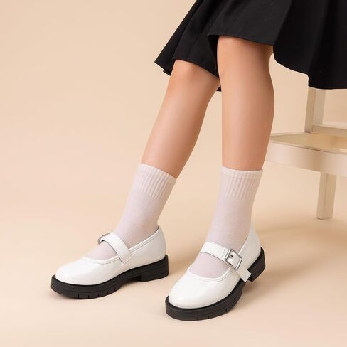 DREAM PAIRS Girls Mary Jane Chunky Platform School Uniform Dress Shoes Party Oxford Pumps for Toddler/Little Big Kid in Saudi Arabia