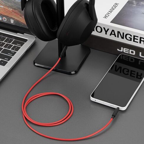 Geekria Audio Cable Compatible with Skullcandy Hesh Evo, Hesh 3, Crusher Evo, Crusher, Crusher ANC, Grind, Venue, Crusher ANC 2, Riff 2 Cable, 3.5mm Aux Replacement Stereo Cord (4 ft / 1.2 m) in Kuwait