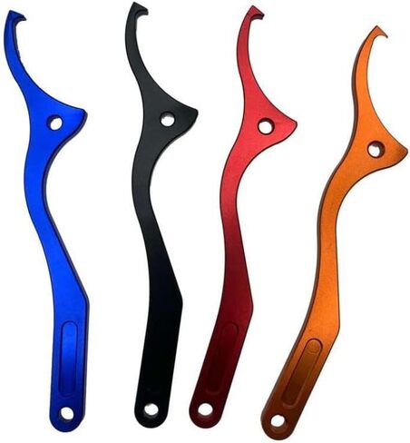 Universal Motorcycle Rear Damping Shock Absorber Spanner Wrench Tool Compatible With EXC EXC-F SX SX-F XC XC-F XC-W XCW-F FC FE TC TE(Black) in Saudi Arabia