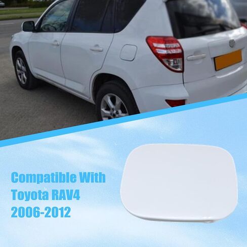 GXARTS 1 PC Silver Fuel Fuel Gas Filler Cover Cover Cap 77350-42070 متوافق مع Toyota RAV4 2006 2007 2008 2008 2010 2011 2012 in Kuwait