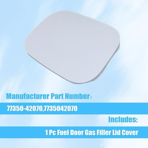 GXARTS 1 PC Silver Fuel Fuel Gas Filler Cover Cover Cap 77350-42070 متوافق مع Toyota RAV4 2006 2007 2008 2008 2010 2011 2012 in Kuwait